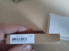 Livolo-Panel de cristal blanco perla para interruptor, Panel de cristal estándar europeo, solo Panel de cristal, 1 unidad