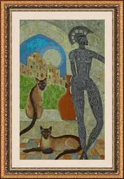 

CROSS STITCH KIT PANDATHREAD MODERN AND SURREAL 33285