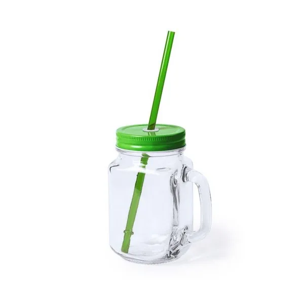 Jar with Lid and Straw(500 ml) 145494