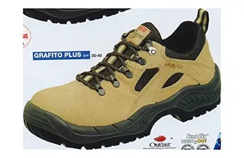 

Panter Grafito-S1P safety shoes, red carriages, 40