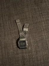 F91W correa de acero Reloj de lujo Reloj de oro rosa de las mujeres los hombres de negocios Reloj multifunción LED deportes Digital hombres Erkek Reloj Relogio