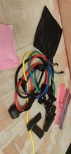 Banda con tubos de resistencia para Fitness, cuerda de tracción elástica para gimnasio y Yoga, expansor de entrenamiento, anclaje de puerta con asa y correa para el tobillo, 11 unidades