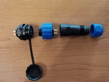 Conector a prueba de agua SP16 IP68, enchufe macho y hembra de 2/3/4/5/6/7/8/9 Pines, conector de Cable de montaje en Panel, enchufe de aviación