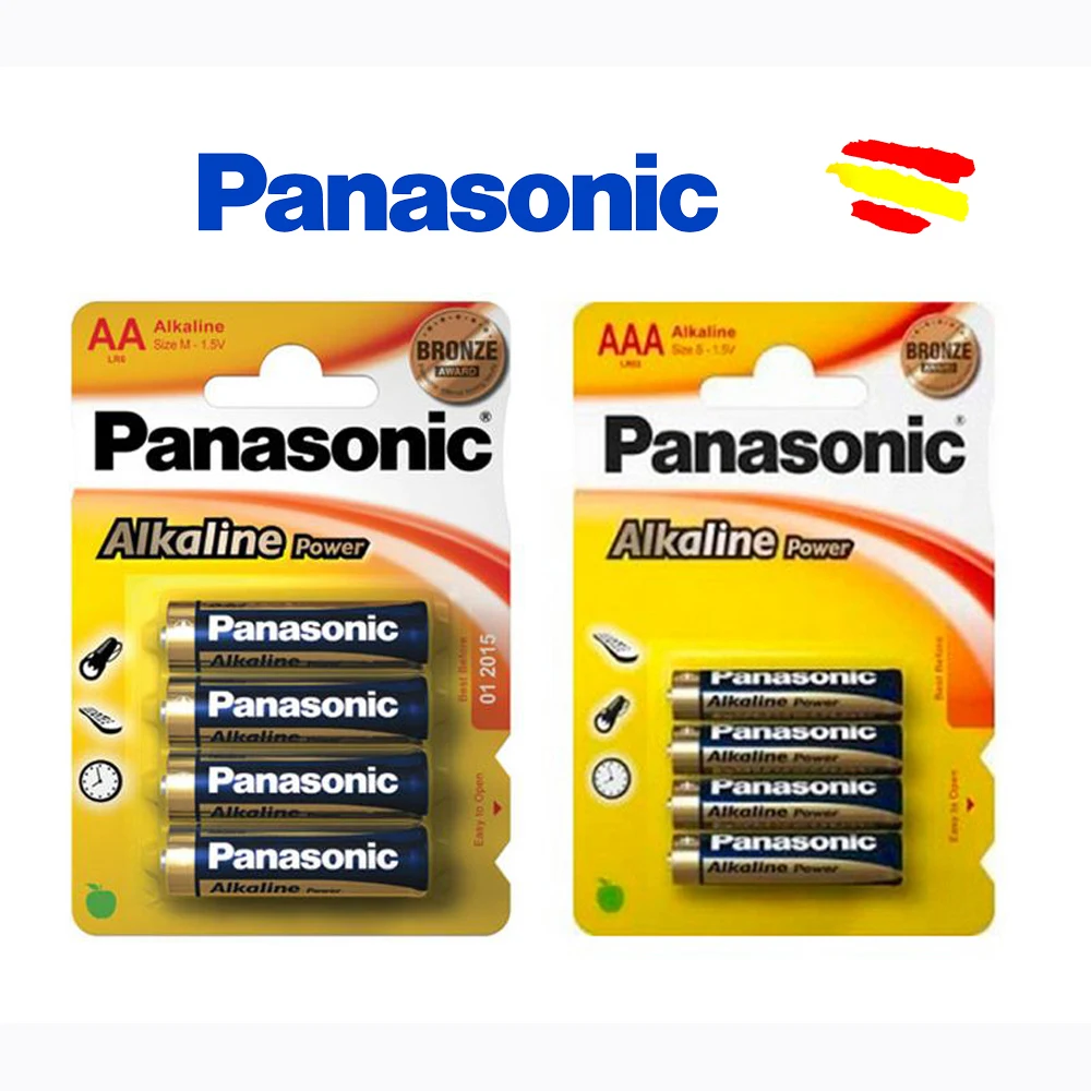 ALKALINE batteries Blister AA and AAA PANASONC POWER LR6 LR3 ALKALINAS 1 5V | Электроника