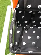 Bolsa de seguridad para perros, para el asiento del coche, impermeable, plegable, para transporte con seguridad de gatos y perros pequeños