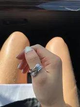 Anillo de mano abierto para hombre y mujer, anillos de abrazo romántico, amor ajustable creativo, para siempre