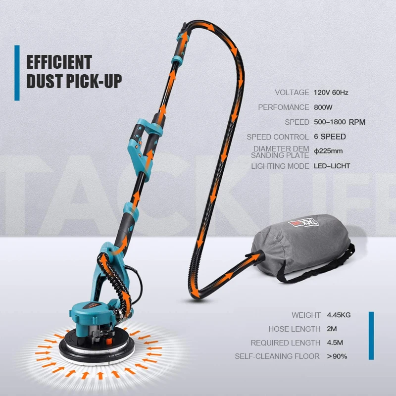 TACKLIFE Lijadora Eléctrica para Ventanas, Pulidora de Pared de Poste de  225Mm con Accesorios para Lijar, Ideal para Bricolaje y Decoración del  Hogar, PDS03A|Pulidores| - AliExpress