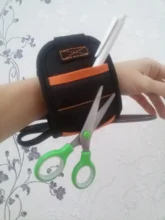Geoeon-pulsera magnética multifunción de tela Oxford, bolsa de herramientas portátil, herramienta de muñeca para electricista, varias herramientas de fijación, D35