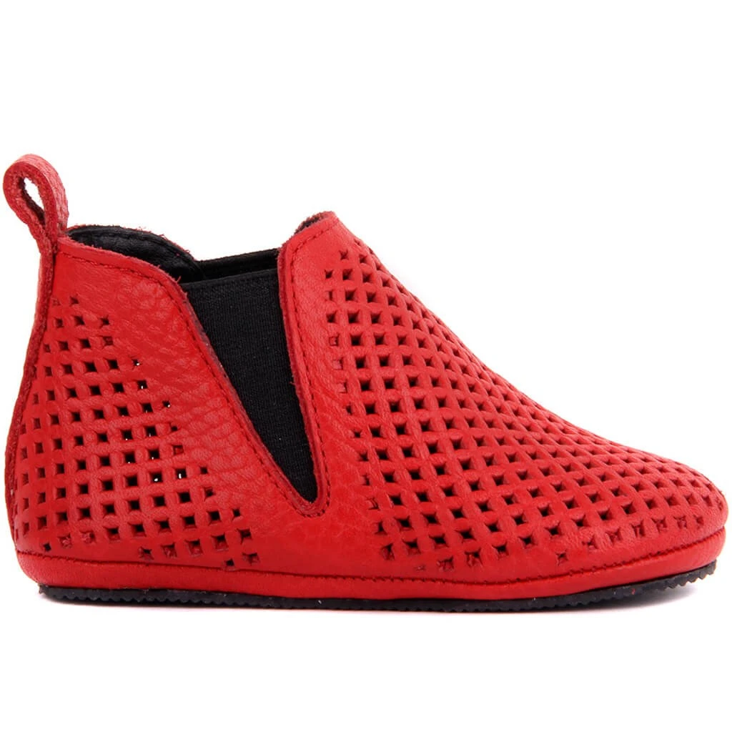 Voile Lakers Chaussure Bebe En Cuir Rouge Aliexpress