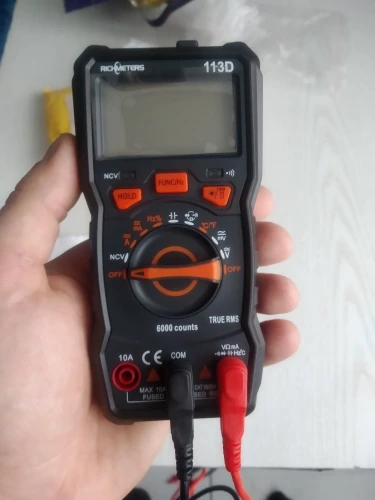 Отзыв о товаре Цифровой мультиметр RICHMETERS RM113G, 6000 отсчетов, автоматический измеритель напряжения постоянногопеременного тока, Бесконтактный индикатор непрерывности, RM113ADE с магнитом от пользователя S***y