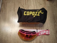 COPOZZ-Gafas de esquí de tamaño pequeño para niños, máscara antiniebla doble UV400, para esquiar, GOG-243
