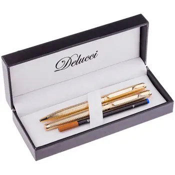 

Set Delucci "Celeste" ballpoint pen and roller pen blue 0,6mm