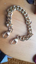 Cadena de aluminio de 20-40cm de oro plateado, correa para bolso, asas para bolso DIY, correa para bolso de repuesto, correas para bolso, accesorios para cadena