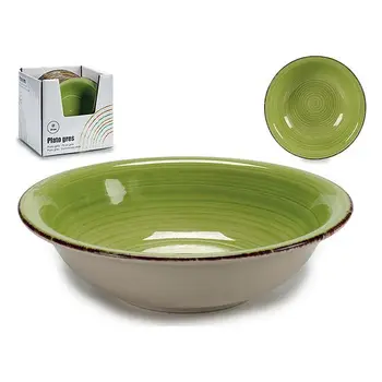 

Deep Plate Green Stoneware (Ø 20,6 cm)