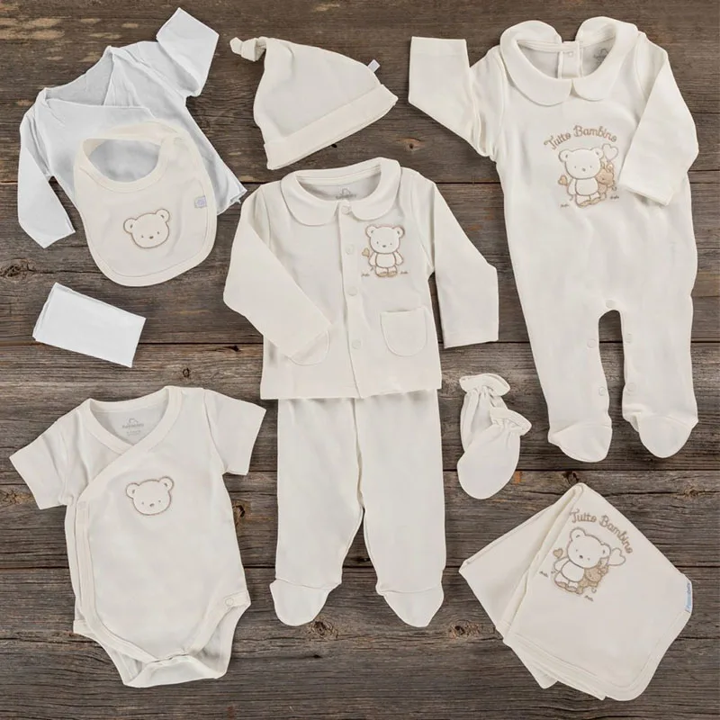 funna-bebe-8510-infantil-bodysuit-layette-conjunto-imediatamente-apos-hospltal-dez-10-pecas-ecru