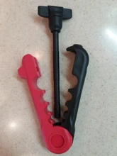 Carrete enrollador de línea de pesca portátil, 1 uds, carrete de carrete giratorio y Baitcasting, sistema de estación de pesca