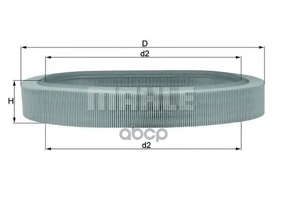 Lx638_фильтр Воздушный! Mb 190e W201 2.6 86-93 Mahle/Knecht Lx638 Mahle/Knecht арт. LX638