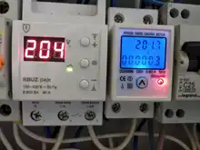 Medidor de energía monofásico de carril Din, contador de consumo de corriente de voltaje cero kWh, vatímetro Digital eléctrico de 230V AC