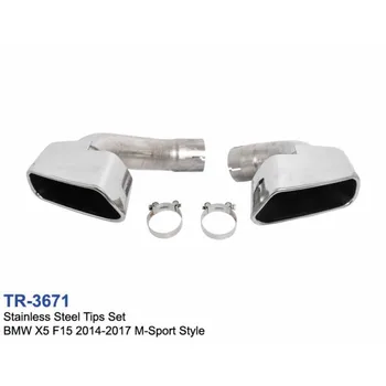 

Exhaust tails BMW X5 F15 V8 look