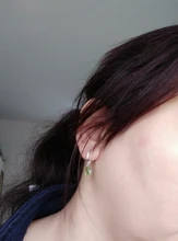 Kuololit-pendientes de piedra preciosa de diasporo para mujer, aretes con Clip, Color plata sólida 925, hechos a mano, joyería fina de boda