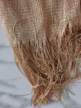 Borla bikini dorado cubierta de playa Sexy túnicas de vestir para las mujeres ropa de verano de 2020 ver a través de traje de baño cover-ups vestido nuevo