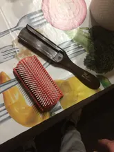 Cepillo de paja de trigo para peluquería, cepillo de cabello para salón de belleza, peine de pelo rizado recto, cepillo de pelo de enredos