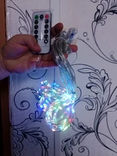 LED String Lights Christmas Decoration Remote Control USB Wedding Garland Curtain 3M