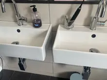 Tapa redonda para agujero de rebosadero, cubierta de desbordamiento para fregadero de cerámica, plástico/Cobre, cromado, 1 Uds.