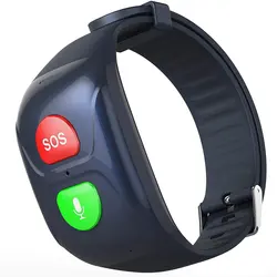 Bracelet Anti perte SOS GPS Tracker adapté aux personnes âgées, appel d'urgence SOS, positionnement GPS, Assistance téléphonique d'urgence 