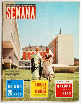 

Week magazine N ° 1287. 20 October 1964. Galicia in their laugh