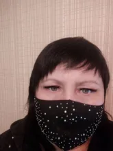 4pc brillo ostentoso diamantes cara MaskReusable boca lentejuela brillante Anti Haze a prueba de polvo máscara de protección máscara mascarillas