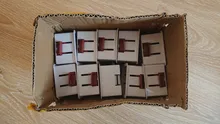 Coswall-caja de revestimiento seco de 1 entrada para paneles de yeso, tablero de yeso, platerboad de 46mm / 34mm de profundidad, caja de interruptores de pared, Cassette de enchufe