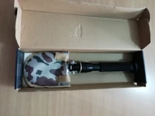 Multifuncional Mini jardín plegable portátil de acero inoxidable pala jardín vegetales para plantar cavando pala hacha al aire