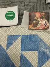 Cartera de PU de una pieza con cartera para tarjetas y monedas, monedero corto, novedad