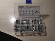 5x20mm-Fuse Assorted-Kits Fast-Blow 1A 5A 20A 3A 8A 100pcs/Lot-Set-Kit DIY