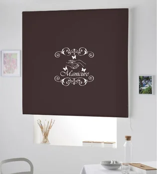 

Blind Iroa with themed company/Salon Manicure! ROLLER BLINDS TRANSLUCENT! (CHOCOLATE 100X175)