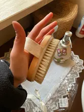 Caliente seca piel cuerpo cepillo de cerda Natural cepillos para ducha de baño de madera Cerda para ducha cepillo de SPA cuerpo cepillos sin mango