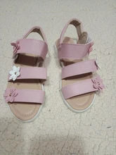 Sandalias de tacto suave para niña, calzado de gladiador con flores para niño, chanclas florales para niña, zapatos de princesa