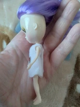 Mini muñeca de cuerpo normal DBS blyth, 10CM, BJD, regalo para niñas, juguete de anime, vestido aleatorio