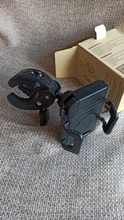 Soporte de teléfono móvil para cochecito de bebé, abrazadera Universal giratoria de 360 grados para silla de ruedas, soporte para teléfono