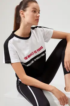 

DeFacto Woman Short Sleeve Knitted T-Shirt-S3140AZ20AU