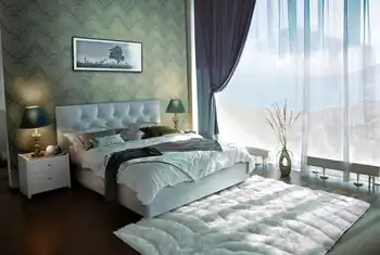 

Bed Ascona "Marlena" (Cordova Blanco, MDF/chipboard/artificial leather, Cordova Blanco, 1400x2000mm, bed + base)