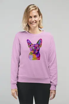 

Angemiel Wear Colorful Sphynx cat Women Sweatshirts