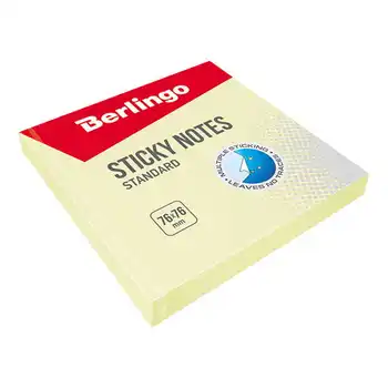 

Block self-adhesive Berlingo "standard" yellow 100 sheets 76*76mm