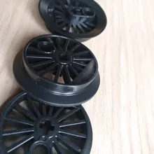 Rueda de tren de 36mm D026, 10 Uds., DIY, pieza de bloque para iluminar bloque, n. ° 85557, Compatible con otras partículas de ensamblaje