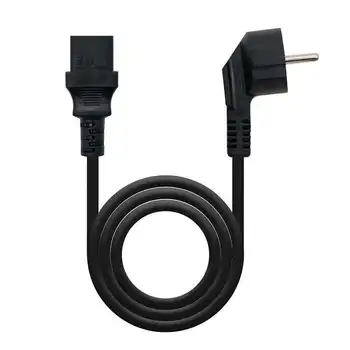 

Power cord nanowire 10.22.0110-connectors schuko cee7/m-c13/h - 10 meters-Black