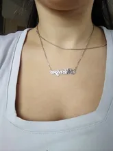 Sipuris, Collar personalizado con nombre, collares de acero inoxidable de Color acero para mujer, joyería personalizada para hombre, regalo de novia