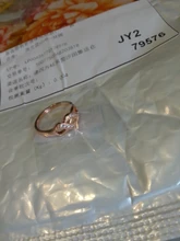 ZHOUYANG-Anillo de estilo sencillo con forma de onda para mujer, Cristales austriacos de Color oro rosa y plata, joyería de moda ZYR334 ZYR226