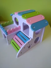 Sleeping-House Hamster Nest Animal-Supplies Small Luxury Home Cage Pet Wooden Hideout