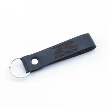 

GSXR keychain leather key ring key chain Schlüsselring porte-cles portachiavi laser cut Size: 68x18x3mm